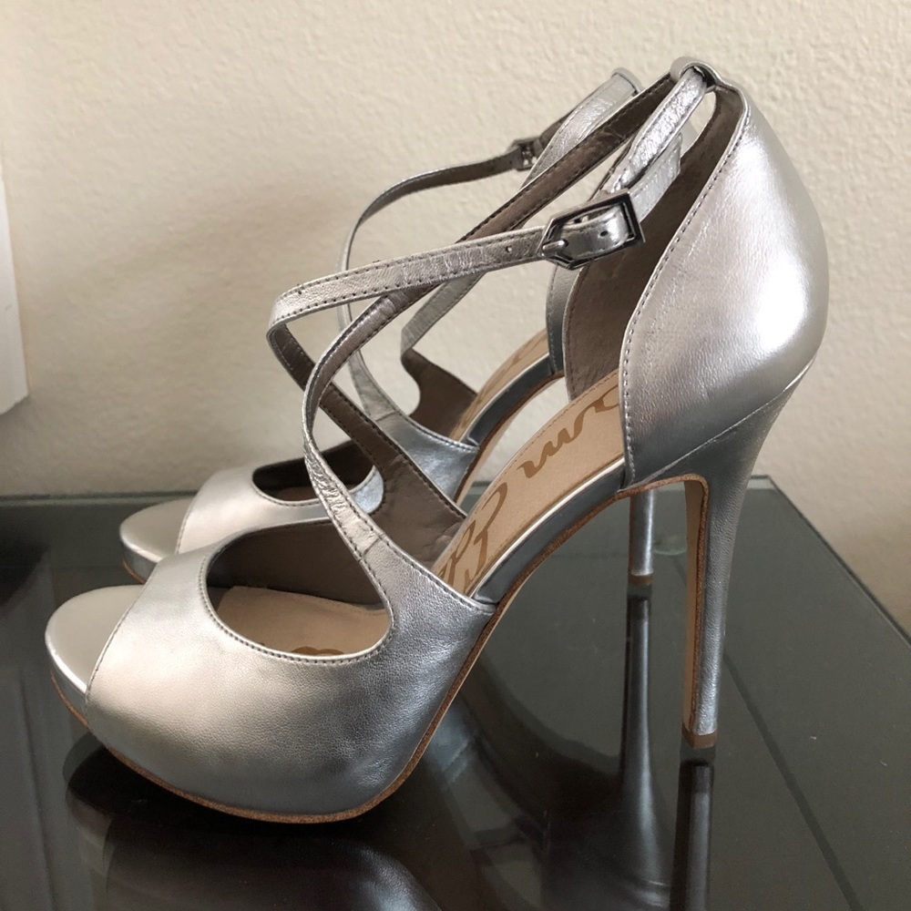 Sam Edelman Silver Heels